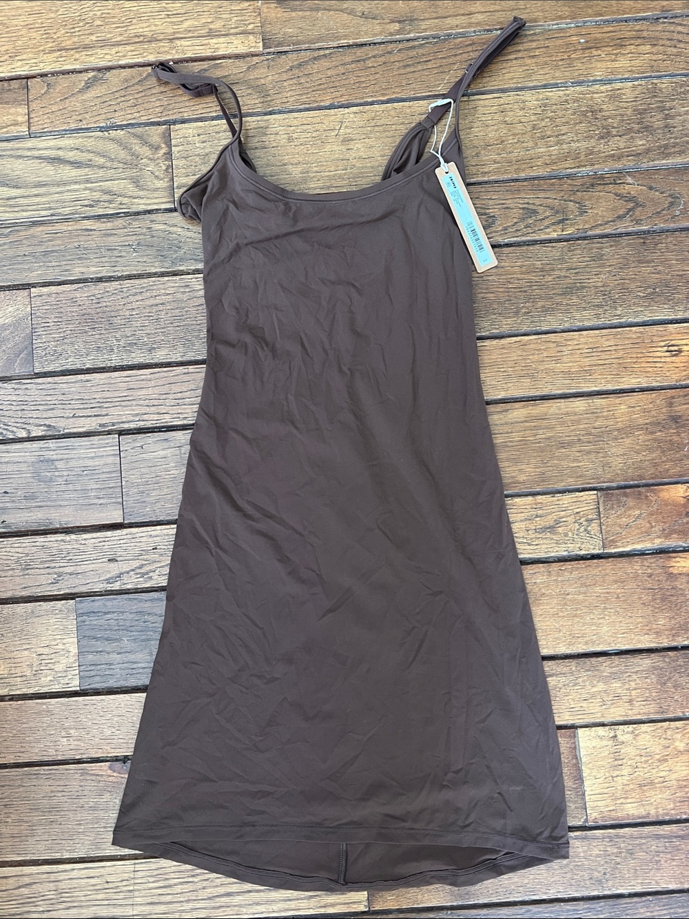 SKIMS Cocoa Brown Fits Everybody Dress Size Extra Small XS NEW WITH TAGS NWT